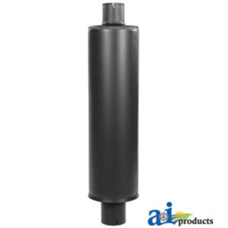 A & I PRODUCTS Muffler; Slotted Inlet 6.9" x6.8" x27.3" A-AR26640